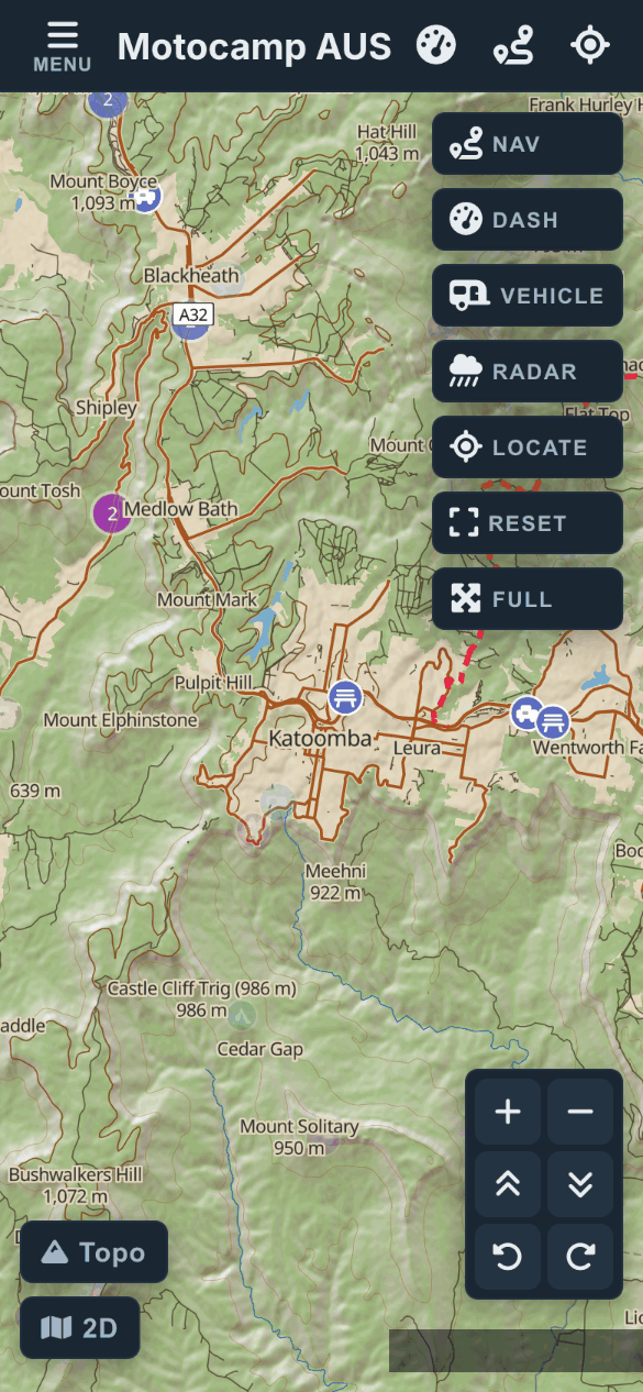 See what's left on the map, on a phone